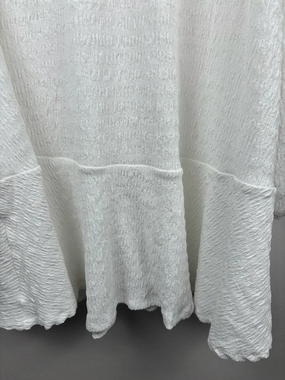 Free People Anderson Mini Dress White L Boho Cottagecore